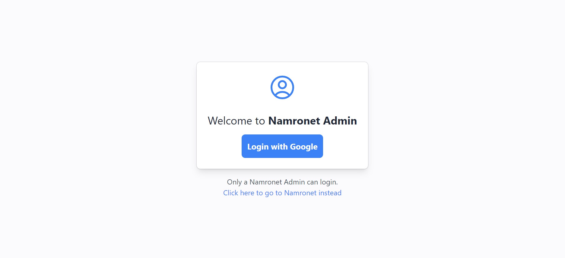 Namronet electronic commerce shopping platform project image
